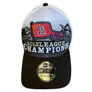 St. Louis Cardinals Hat 2013 League Champions New Era Hat Stretch Fit Cap MLB